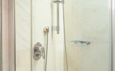 Katschberg 8: Tete De Douche, Luminaire Plomberie, Porte De Douche, Bar De Douche, Salle De Bains, Douche, Ligne, Panneau De Douche