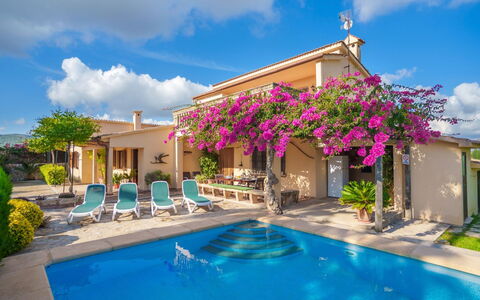 La Truyola Pool Finca: L'Eau, Ciel, Nuage, Plante, Propriété, Piscine, Bâtiment, Fleur, Mobilier De Jardin, Loisir