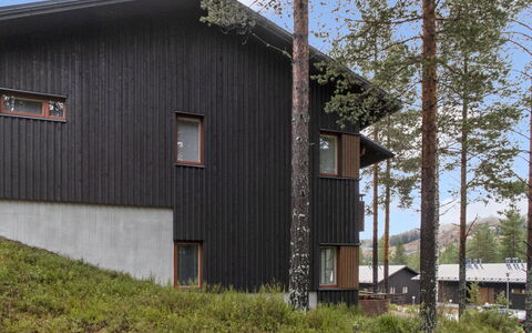 Vuokatti Panorama: Bois, Siding, Toit, Chalet, Maison, Domicile, Porte, Porche, Batiments Jardin, Ferme