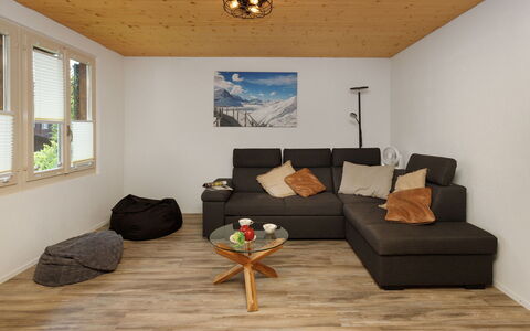Chalet Dori: Sol, Meubles, Parquet, Design Intérieur, Sol, Bois, Plafond, Revêtement De Sol Stratifié, Canapé, Salon