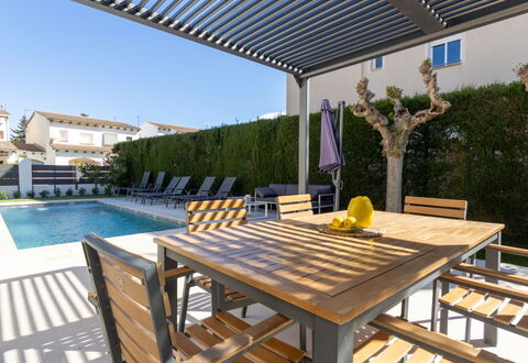 La Barca: Meubles, Mobilier De Jardin, Tableau De Plein Air, Chaise, Piscine, Composite, Ombre, Patio, Store, Structure En Plein Air