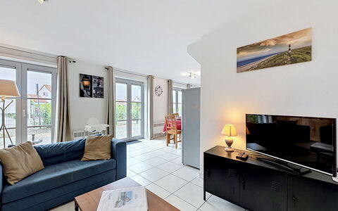 De Haan 990: Appartement, Salon, Canapé, Plante D'Appartement