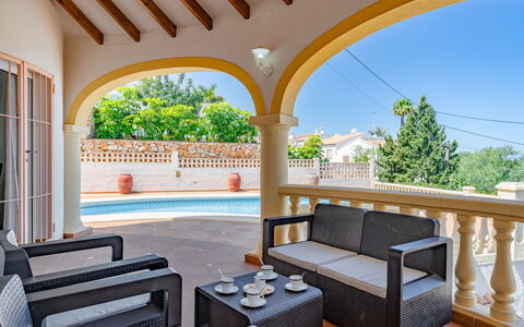 Villa Rosa: Architecture, Design Intérieur, Domicile, Biens, Recours, Piscine, Balcon, Hacienda, Villa, Colonne