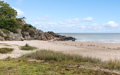 Tjelle - 300M from the Sea: Herbe, Maison, Toit, Chalet, Domicile, Arbuste, Ferme, Lot Terre, Zone Rurale