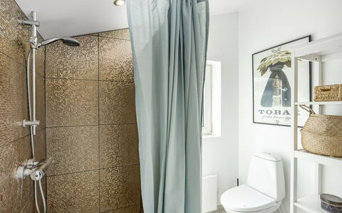 Ingemar - 100M from the Sea: Design Intérieur, Salle De Bains, Rideau De Douche, Sol, Rideau, Luminaire Plomberie, Sol, Textile, Toilette, Plomberie
