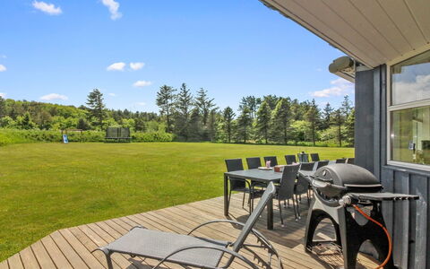 Villads - 1Km from the Sea: Bois, Maison, Chalet, Domicile, Toit, Zone Rurale, Siding, Cabane En Rondins, Batiments Jardin, Dur