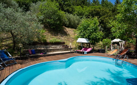 Villa La Vigna: L'Eau, Plante, Propriété, Piscine, La Nature, Bleu Azur, Arbre, Bâtiment, Ombre, Mobilier De Jardin