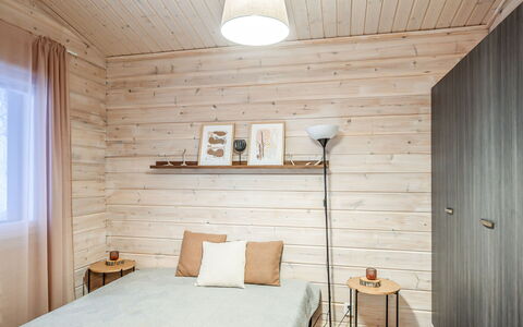 Villa Rukan Kesäniemi: Sol, Design Intérieur, Meubles, Bois, Sol, Chambre, Plafond, Parquet, Lit, Éclairage