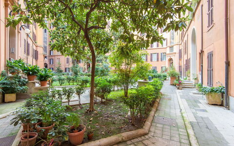 La Casa Dell'Arte: Bâtiment, Ciel, Voiture, Fenêtre, Plante, Arbre, Roue, Véhicule
