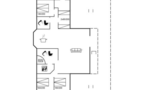 Guthmund - 1Km from the Sea: Toit, Maison, Lot Terre, Domicile, Chalet, Biens, Batiments Jardin, Ombre, Cabane En Rondins, Aménagement Paysager