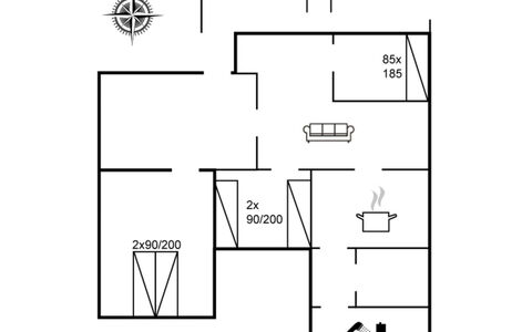 Hendrine - 500M from the Sea: Maison, Toit, Domicile, Chalet, Biens, Ferme, Villa, Porche, Siding