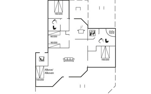 Athalia - 2.4Km from the Sea: Domicile, Chalet, Porche, Dur, Siding, Plate-Forme, Ombre, Planche, Biens, Batiments Jardin