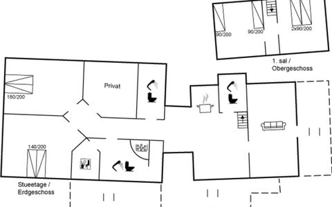 Sten - 100M from the Sea: Maison, Toit, Domicile, Chalet, Biens, Ferme, Villa, Porche, Siding
