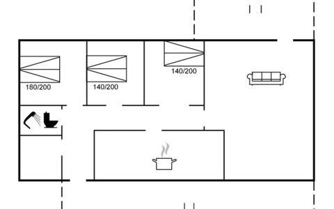 Flor - 900M from the Sea: Chalet, Domicile, Maison, Toit, Porche, Biens, Siding, Batiments Jardin, Ferme, Cour