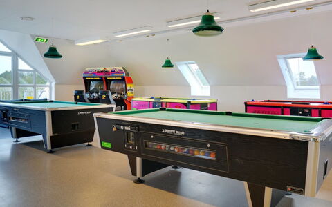 Urmas - 1Km from the Sea: Jeux Et Sports D'Intérieur, Bassin, Table De Billard, Salle De Billard, Salle De Récréation, Design Intérieur, Équipement Sportif, Éclairage