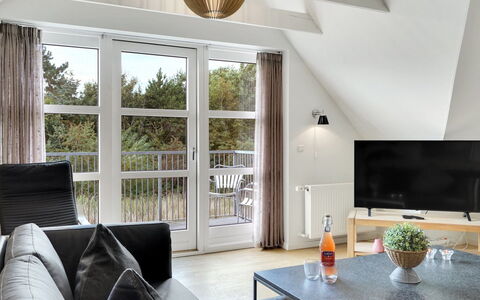 Henrike - 3.3Km from the Sea: Appartement, Ombre, Balcon, Chaise, Clôture, Mobilier De Jardin, Aluminium, Gazon Artificiel