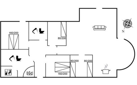 Sannie - 450M from the Sea: Maison, Domicile, Toit, Chalet, Arbuste, Siding, Porte, Jardin, Ferme