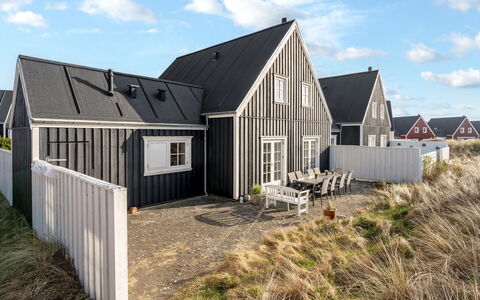 Stine - 1Km from the Sea: Bleu, Chalet, Maison, Domicile, Ferme, Biens, Siding