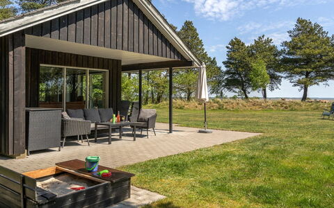Elny - 500M to the Fjord: Domicile, Chalet, Porche, Dur, Siding, Plate-Forme, Ombre, Planche, Biens, Batiments Jardin