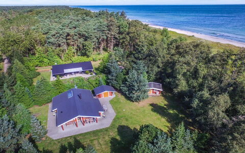 Gulborg - 25M from the Sea: Toit, Maison, Domicile, Chalet, Siding, Biens, Allée, Batiments Jardin, Cour, Cabanon