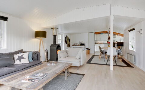 Gunlef - 50M from the Sea: Bois, Domicile, Canapé, Salon, Meubles, Parquet, Sol, Plafond, Sol