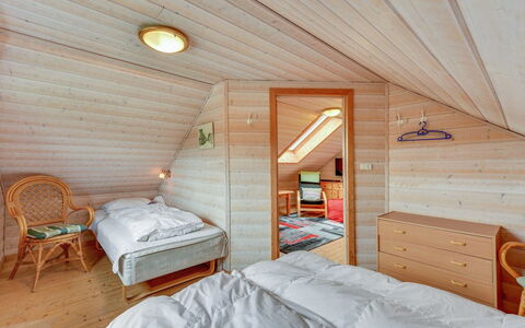 Liam - 800M to the Fjord: Bois, Plafond, Design Intérieur, Chambre, Domicile, Meubles, Grenier, Pièce, Lit, Chalet