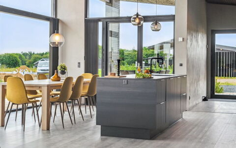 Anelle - 500M from the Sea: Sol, Design Intérieur, Meubles, Sol, Cuisine, Comptoir, Luminaire, Chaise, Parquet, Plafond