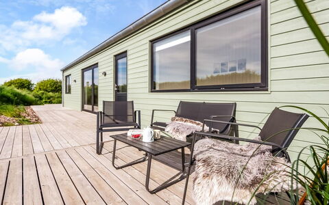 Alpo - 450M from the Sea: Chalet, Toit, Domicile, Pente, Cabane, Siding