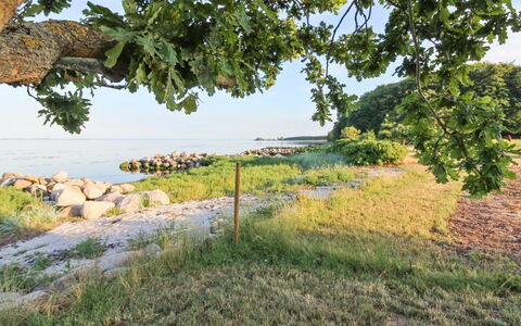 Sasser - 10M from the Sea: Bleu, Arbuste, Chalet, Couverture De Sol, Jardin, Biens, Ombre, Aménagement Paysager, Ferme, Eco Hôtel