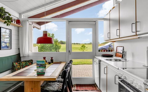 Ditte - 300M from the Sea: Design Intérieur, Meubles, Sol, Plafond, Sol, Chaise, Table Cuisine Et Salle A Manger, Cuisine, Plante D'Appartement, Conception