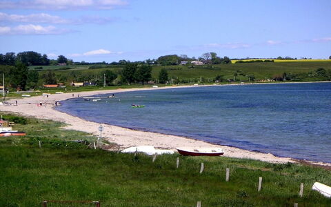 Sigbritt - 100M from the Sea: Toit, Domicile, Chalet, Siding, Ombre, Ferme, Biens, Allée, Batiments Jardin, Cour