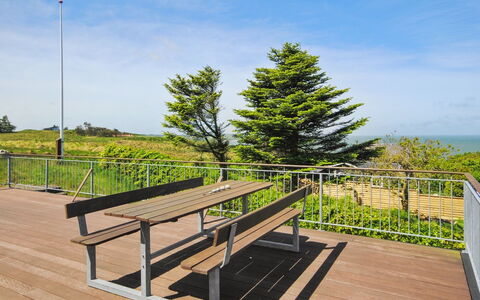 Ginny - 300M to the Fjord: Bois, Dur, Planche, Plate-Forme, Tache De Bois, Parquet, Boardwalk, Mobilier De Jardin, Passerelle, Balustrade
