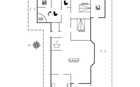 Andrea - 1.4Km from the Sea: Arbuste, Chalet, Domicile, Ombre, Couverture De Sol, Jardin, Cour, Arrière-Cour, Batiments Jardin, Pelouse