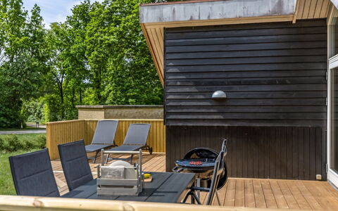 Tiia - 29Km from the Sea: Chalet, Domicile, Maison, Toit, Porche, Biens, Siding, Batiments Jardin, Ferme, Cour