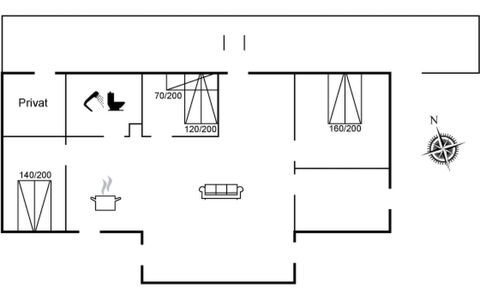 Thorlaf - 200M from the Sea: Maison, Toit, Domicile, Chalet, Biens, Ferme, Villa, Porche, Siding