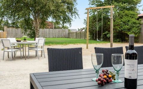 Saga: Meubles, Mobilier De Jardin, Table, Chaise, Tableau De Plein Air, Ombre, Table Cuisine Et Salle A Manger, Jardin, Patio