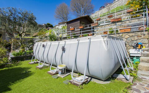 Kenzo: L'Eau, Plante, Ciel, Propriété, Nuage, Piscine, Bleu Azur, Arbre, Mobilier De Jardin, Ombre