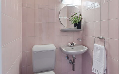 Porta: Plante, Luminaire Plomberie, Évier, Robinet, Propriété, Miroir, Lavabo, Salle De Bains, Violet, Fleur