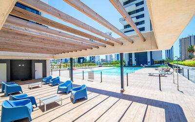Calpe Calp 1126: Appartement, Composite, Condominium, Bâtiment Commercial, Piscine, Recours, Ombre, Hôtel, Skyscraper