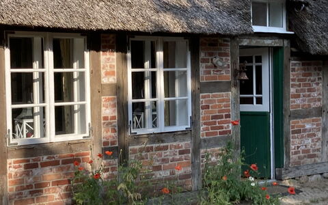 Reethuus: Plante, Bâtiment, Fenêtre, Porte, Bois, Brickwork, Chalet, Brique, Maison