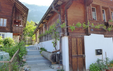 Brienzwiler 125: Porte, Chalet, Pot De Fleur, Plante D'Appartement, Balcon, Dur, Porche, Siding, Village De Montagne, Ruelle