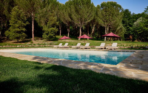 Villa Dell'abate: L'Eau, Plante, Propriété, Ciel, Paysage Naturel, Piscine, Arbre, Loisir, Herbe, Paysage