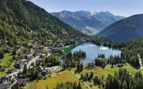 Champex 220: L'Eau, Ressources En Eau, Plan D'Eau, Montagnes Relief, Montagne, Paysage Naturel, Colline, Chaîne De Montagnes, Montagnes, Cours D'Eau
