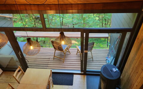 Bosco della Bella 6: Bâtiment, Plante, Ombre, Bois, Design Intérieur, Salon, Fenêtre, Sol, Faisceau, Maison