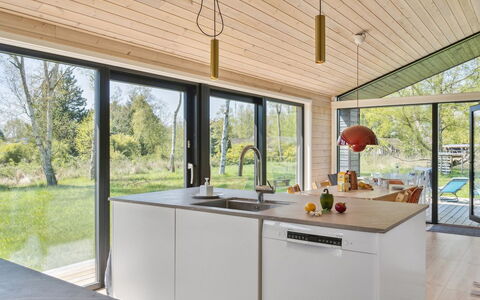 Ivar - 450M from the Sea: Cuisine, Comptoir, Chaise, Plante D'Appartement, Table Cuisine Et Salle A Manger, Batiments Jardin, Dur, Parquet, Faisceau, Structure En Plein Air