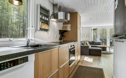 Tellervo - 1.5Km from the Sea: Bois, Domicile, Porche, Plate-Forme, Dur, Toit, Tache De Bois, Parquet, Eco Hôtel
