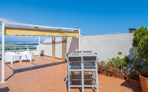 Atico Bellavista: Appartement, Balcon, Condominium, Clôture, Mobilier De Jardin