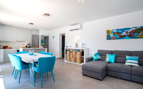 Estrella Azul: Meubles, Table, Bleu, Maison, Sol, Immobilier, Chaise, Sol, Salon, Plafond
