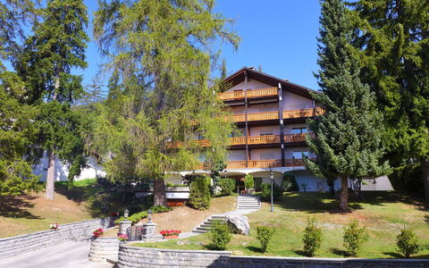 Résidence la Fenière 03: Plante, Bâtiment, Ciel, Arbre, Lot Terre, Design Urbain, Condominium, Chalet, Immobilier, Ombre