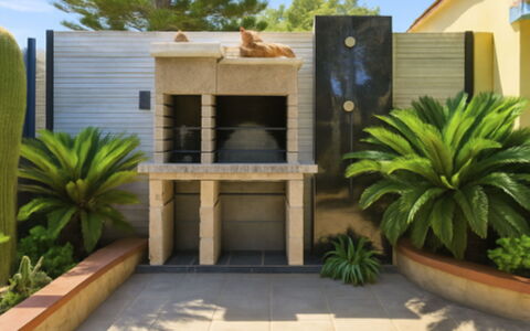 Villasimius 683: Pot De Fleur, Jardin, Composite, Aménagement Paysager, Béton, Ombre, Plante D'Appartement, Patio, Cour